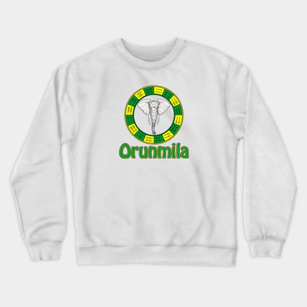 Orunmila - Ifá Crewneck Sweatshirt by Korvus78